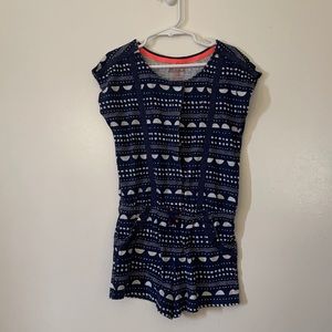 Girls Woven short sleeve Romper